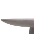 ΤΡΑΠΕΖΙ ΣΑΛΟΝΙΟΥ ΣΤΡΟΓΓΥΛΟ ROSS HM9709 ΜΑΣΙΦ ΞΥΛΟ MANGO-ΛΕΥΚΟ Φ60x45Υεκ.