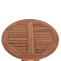 ΤΡΑΠΕΖΙ ΣΚΗΝΟΘΕΤΗ ΣΤΡΟΓΓΥΛΟ ERIS HM18119 ΞΥΛΟ TEAK--ΦΥΣΙΚΟ Φ60x75Υεκ.