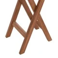 ΤΡΑΠΕΖΙ ΣΚΗΝΟΘΕΤΗ ΣΤΡΟΓΓΥΛΟ ERIS HM18119 ΞΥΛΟ TEAK--ΦΥΣΙΚΟ Φ60x75Υεκ.