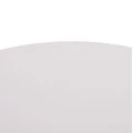 ΤΡΑΠΕΖΙ ΣΤΡΟΓΓΥΛΟ BROLIN HM18141.01 MDF TOP-ΒΑΣΗ ΜΕΤΑΛΛΙΚΗ--ΛΕΥΚΟ Φ90x73Υεκ