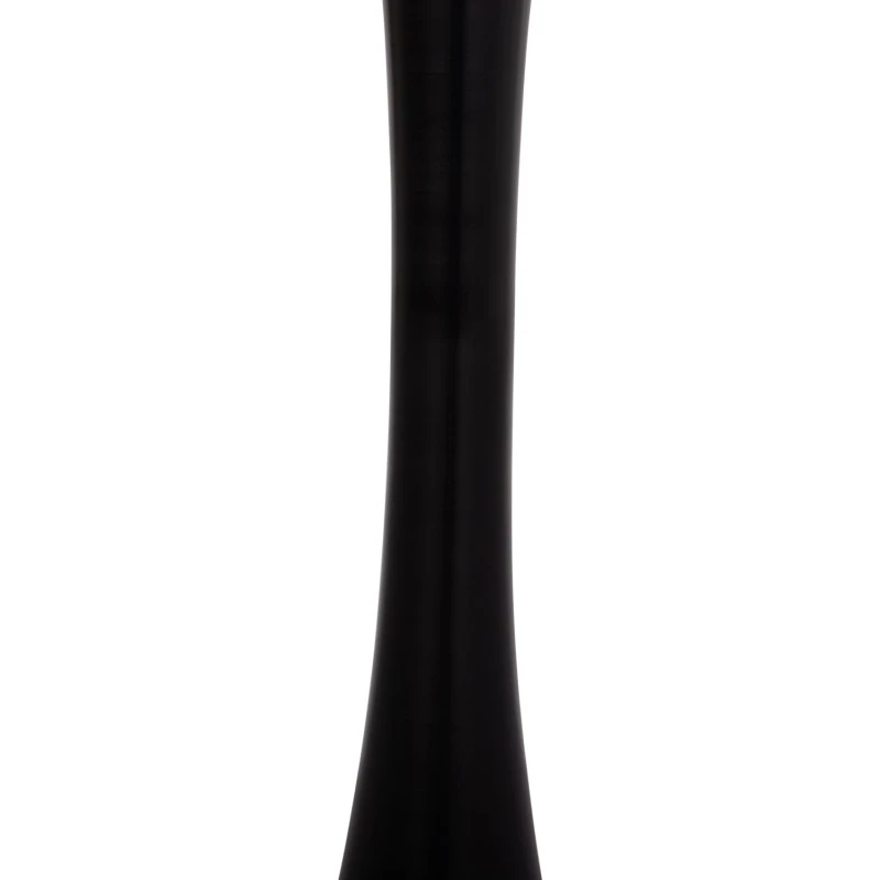 ΤΡΑΠΕΖΙ ΣΤΡΟΓΓΥΛΟ BROLIN HM18141.02 MDF TOP-ΒΑΣΗ ΜΕΤΑΛΛΙΚΗ--ΜΑΥΡΟ Φ90x73Υεκ
