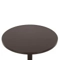 ΤΡΑΠΕΖΙ ΣΤΡΟΓΓΥΛΟ GOSS HM5974.02 ΑΛΟΥΜΙΝΙΟ ΚΑΦΕ Φ60x70Υεκ.