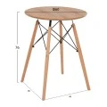 ΤΡΑΠΕΖΙ ΣΤΡΟΓΓΥΛΟ MINIMAL HM0060.04 ΦΥΣΙΚΟ ΧΡΩΜΑ MDF-ΠΟΔΙΑ ΟΞΙΑΣ ΣΕ ΦΥΣΙΚΟ ΧΡΩΜΑ Φ60Χ76Υεκ.