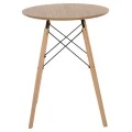 ΤΡΑΠΕΖΙ ΣΤΡΟΓΓΥΛΟ MINIMAL HM0060.04 ΦΥΣΙΚΟ ΧΡΩΜΑ MDF-ΠΟΔΙΑ ΟΞΙΑΣ ΣΕ ΦΥΣΙΚΟ ΧΡΩΜΑ Φ60Χ76Υεκ.