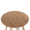 ΤΡΑΠΕΖΙ ΣΤΡΟΓΓΥΛΟ MINIMAL HM0060.04 ΦΥΣΙΚΟ ΧΡΩΜΑ MDF-ΠΟΔΙΑ ΟΞΙΑΣ ΣΕ ΦΥΣΙΚΟ ΧΡΩΜΑ Φ60Χ76Υεκ.