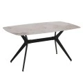 ΤΡΑΠΕΖΙ ΤΡΑΠΕΖΑΡΙΑΣ AIKA HM18421 ΚΕΡΑΜΙΚΟ TOP ΣΕ ΛΕΥΚΟ/ΧΡΥΣΟ ΜΑΡΜΑΡΟ 160x90x79Υεκ
