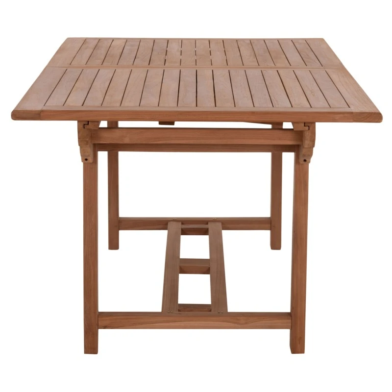 TΡΑΠΕΖΙ ΤΡΑΠΕΖΑΡΙΑΣ ΑΝΟΙΓΟΜΕΝΟ CRANDER HM6376 ΞΥΛΟ TEAK ΣΕ ΦΥΣΙΚΟ 180-240x100x76Υεκ