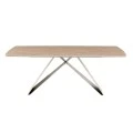 ΤΡΑΠΕΖΙ ΤΡΑΠΕΖΑΡΙΑΣ CATAN HM18464.04 SINTERED STONE TOP IN TRAVERTINE 200x100x75Υεκ
