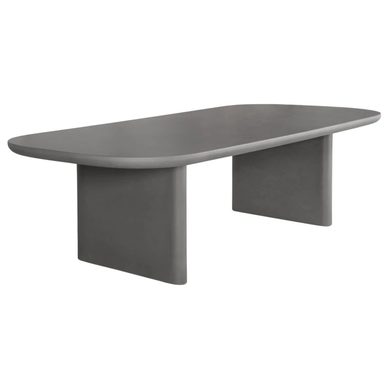 ΤΡΑΠΕΖΙ ΤΡΑΠΕΖΑΡΙΑΣ FIBER CEMENT AZAMI HM6600.01 ΓΚΡΙ 240x100x75Υεκ.