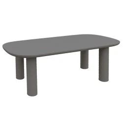 ΤΡΑΠΕΖΙ ΤΡΑΠΕΖΑΡΙΑΣ FIBER CEMENT KIORA HM6597.01 ΓΚΡΙ 200x100x76Υεκ