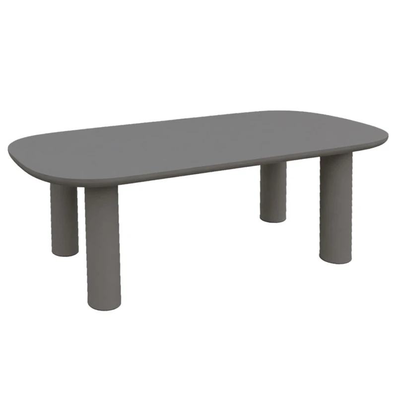 ΤΡΑΠΕΖΙ ΤΡΑΠΕΖΑΡΙΑΣ FIBER CEMENT KIORA HM6597.01 ΓΚΡΙ 200x100x75Υεκ