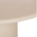 ΤΡΑΠΕΖΙ ΤΡΑΠΕΖΑΡΙΑΣ FIBER CEMENT ΣΤΡΟΓΓΥΛΟ KAZVIN HM6582.02 ΜΠΕΖ Φ130x73Υεκ