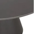 ΤΡΑΠΕΖΙ ΤΡΑΠΕΖΑΡΙΑΣ FIBER CEMENT ΣΤΡΟΓΓΥΛΟ RAIKO HM6573.01 ΓΚΡΙ Φ130x75Υεκ