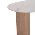 ΤΡΑΠΕΖΙ ΤΡΑΠΕΖΑΡΙΑΣ MELLOW HM18416 MDF ΠΟΔΙΑ ΣΕ ΦΥΣΙΚΟ--ΚΕΡΑΜΙΚΟ TOP 180x90x76Υεκ.