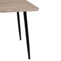 ΤΡΑΠΕΖΙ ΤΡΑΠΕΖΑΡΙΑΣ PALOMA HM8334.01, 120X70Χ76,5 SONΟMA, ΜΑΥΡΑ ΠΟΔΙΑ