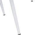 ΤΡΑΠΕΖΙ ΤΡΑΠΕΖΑΡΙΑΣ PALOMA HM8335.02, 70Χ70X76,5, SONOMA, ΛΕΥΚΑ ΠΟΔΙΑ