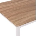 ΤΡΑΠΕΖΙ ΤΡΑΠΕΖΑΡΙΑΣ PANYA HM8332.02, 110X70Χ76, SONOMA, ΛΕΥΚΑ ΠΟΔΙΑ