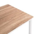 ΤΡΑΠΕΖΙ ΤΡΑΠΕΖΑΡΙΑΣ PANYA HM8332.02, 110X70Χ76, SONOMA, ΛΕΥΚΑ ΠΟΔΙΑ