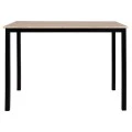 ΤΡΑΠΕΖΙ ΤΡΑΠΕΖΑΡΙΑΣ PANYA HM8332, 110X70Χ76 SONOMA, ΜΑΥΡΑ ΠΟΔΙΑ
