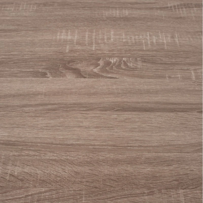 ΤΡΑΠΕΖΙ ΤΡΑΠΕΖΑΡΙΑΣ PANYA HM8332, 110X70Χ76 SONOMA, ΜΑΥΡΑ ΠΟΔΙΑ