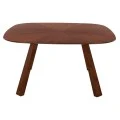 ΤΡΑΠΕΖΙ ΤΡΑΠΕΖΑΡΙΑΣ RINER HM9733 MDF ΜΕ ΚΑΠΛΑΜΑ ΚΑΡΥΔΙΑΣ 150x150x75Υ εκ.
