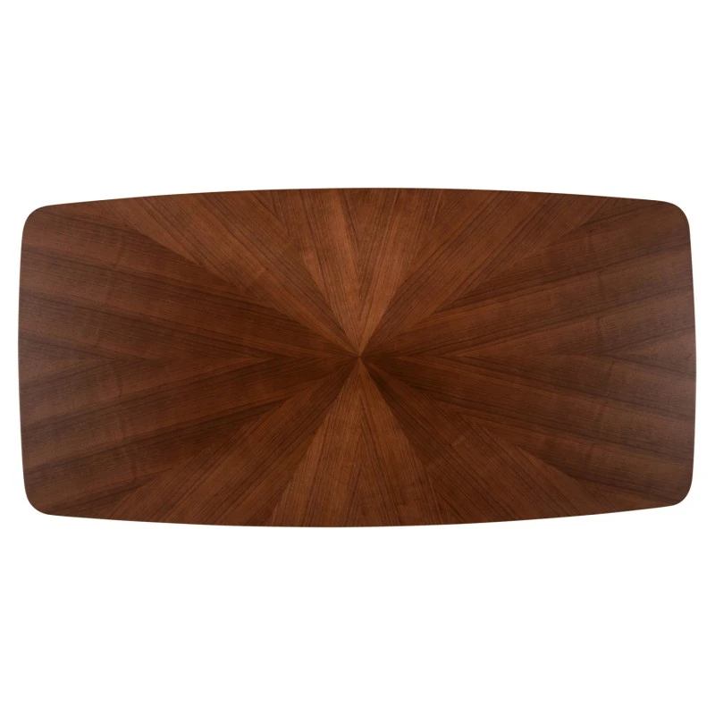 ΤΡΑΠΕΖΙ ΤΡΑΠΕΖΑΡΙΑΣ RINER ΟΡΘΟΓΩΝΙΟ HM9745 MDF ΜΕ ΚΑΠΛΑΜΑ ΚΑΡΥΔΙΑΣ 180x90x76εκ.