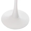 ΤΡΑΠΕΖΙ ΤΡΑΠΕΖΑΡΙΑΣ ROLLO HM9422.11 ΣΤΡΟΓΓΥΛΟ WHITE MARBLE Φ120x74Yεκ.
