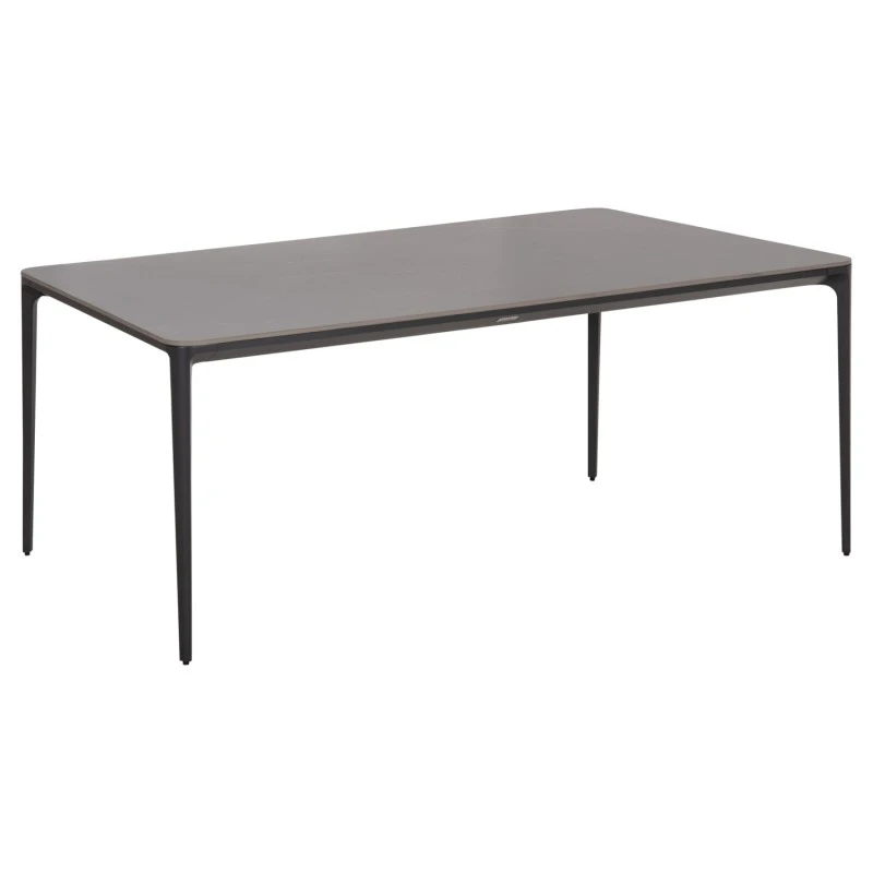 ΤΡΑΠΕΖΙ ΤΡΑΠΕΖΑΡΙΑΣ STAD HM6557.01 ΓΚΡΙ ΑΛΟΥΜΙΝΙΟ & SINTERED STONE TOP 180x90x74Υεκ