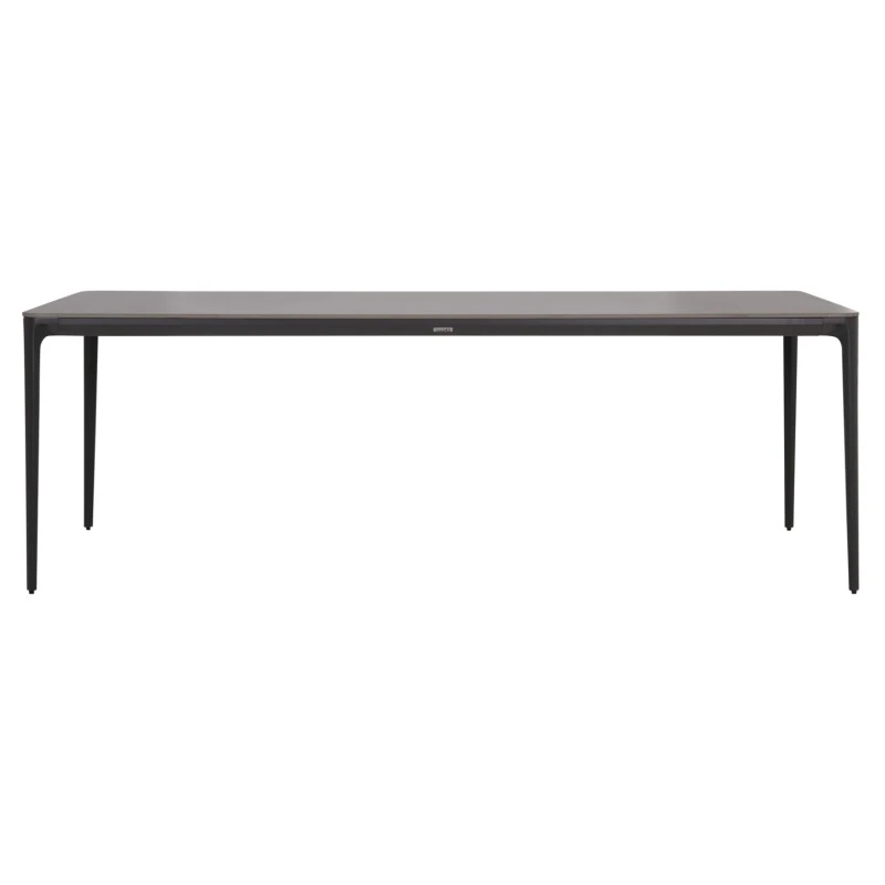 ΤΡΑΠΕΖΙ ΤΡΑΠΕΖΑΡΙΑΣ STAD HM6558.01 ΓΚΡΙ ΑΛΟΥΜΙΝΙΟ & SINTERED STONE TOP 220x100x74Υεκ