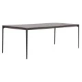 ΤΡΑΠΕΖΙ ΤΡΑΠΕΖΑΡΙΑΣ STAD HM6558.01 ΓΚΡΙ ΑΛΟΥΜΙΝΙΟ & SINTERED STONE TOP 220x100x74Υεκ