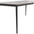 ΤΡΑΠΕΖΙ ΤΡΑΠΕΖΑΡΙΑΣ STAD HM6558.01 ΓΚΡΙ ΑΛΟΥΜΙΝΙΟ & SINTERED STONE TOP 220x100x74Υεκ