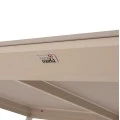ΤΡΑΠΕΖΙ ΤΡΑΠΕΖΑΡΙΑΣ STAD HM6558.02 ΜΠΕΖ ΑΛΟΥΜΙΝΙΟ--ΛΕΥΚΟ SINTERED STONE 220x100x74Υεκ