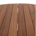 TΡΑΠΕΖΙ ΤΡΑΠΕΖΑΡΙΑΣ ΣΤΡΟΓΓΥΛΟ DANTE HM6379 ΞΥΛΟ TEAK Φ80x75Υεκ.