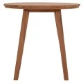 TΡΑΠΕΖΙ ΤΡΑΠΕΖΑΡΙΑΣ ΣΤΡΟΓΓΥΛΟ DANTE HM6379 ΞΥΛΟ TEAK Φ80x75Υεκ.
