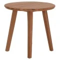 TΡΑΠΕΖΙ ΤΡΑΠΕΖΑΡΙΑΣ ΣΤΡΟΓΓΥΛΟ DANTE HM6379 ΞΥΛΟ TEAK Φ80x75Υεκ.