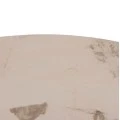 ΤΡΑΠΕΖΙ ΤΡΑΠΕΖΑΡΙΑΣ ΣΤΡΟΓΓΥΛΟ SEDAR HM18326 ΚΕΡΑΜΙΚΟ TOP--ΚΡΕΜ ΜΕΤΑΛ.ΠΟΔΙΑ Φ120x78Υ