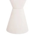 ΤΡΑΠΕΖΙ ΤΡΑΠΕΖΑΡΙΑΣ ΣΤΡΟΓΓΥΛΟ ΣΕΙΡΑ SANTORINI HM18055 MDF ΥΠΟΛΕΥΚΟ ΧΡΩΜΑ Φ77x76Υεκ.