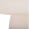 ΤΡΑΠΕΖΙ ΤΡΑΠΕΖΑΡΙΑΣ ΣΤΡΟΓΓΥΛΟ SEPPO HM18154.02 FIBER CEMENT ΛΕΥΚΟ--Φ119,5x75,5Υεκ.