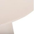 ΤΡΑΠΕΖΙ ΤΡΑΠΕΖΑΡΙΑΣ ΣΤΡΟΓΓΥΛΟ SEPPO HM18154.02 FIBER CEMENT ΛΕΥΚΟ--Φ119,5x75,5Υεκ.
