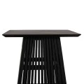 ΤΡΑΠΕΖΙ ΤΡΑΠΕΖΑΡΙΑΣ ΤΕΤΡΑΓΩΝΟ FRANTZ HM9458.02 MINDI ΞΥΛΟ ΜΑΥΡΟ 80x80x78Yεκ.