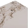 ΤΡΑΠΕΖΙ ΤΡΑΠΕΖΑΡΙΑΣ TETRAN HM18315.02 ΒΑΣΗ ΜΑΥΡΗ--SINTERED STONE PANDORA 80x80x73Υεκ