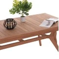 ΤΡΑΠΕΖΙ ΤΡΑΠΕΖΑΡΙΑΣ WONDER HM18116 ΞΥΛΟ TEAK--ΦΥΣΙΚΟ 180x91x75Υεκ.