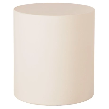 ΤΡΑΠΕΖΙ ΒΟΗΘΗΤΙΚΟ FIBER CEMENT ΣΤΡΟΓΓΥΛΟ KYOKO HM6592.02 ΜΠΕΖ Φ40x43Υεκ.