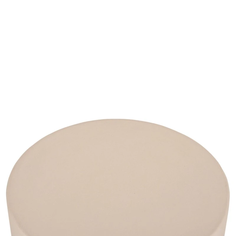 ΤΡΑΠΕΖΙ ΒΟΗΘΗΤΙΚΟ FIBER CEMENT ΣΤΡΟΓΓΥΛΟ KYOKO HM6592.02 ΜΠΕΖ Φ40x43Υεκ.