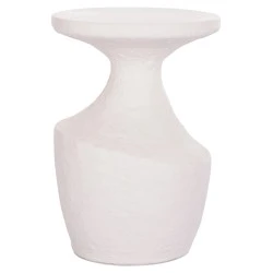 ΤΡΑΠΕΖΙ ΒΟΗΘΗΤΙΚΟ REBON HM18156.02L FIBER CEMENT ΣΕ ΛΕΥΚΟ--Φ40x56.5Υεκ.
