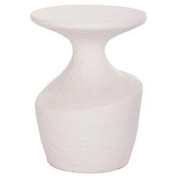 ΤΡΑΠΕΖΙ ΒΟΗΘΗΤΙΚΟ REBON HM18156.02S FIBER CEMENT ΣΕ ΛΕΥΚΟ--Φ27.5x50Υεκ.