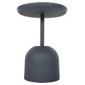 ΤΡΑΠΕΖΙ ΒΟΗΘΗΤΙΚΟ ΣΤΡΟΓΓΥΛΟ DELBEL HM4261.05 ΜΕΤΑΛΛΟ ΜΠΛΕ ΣΚΟΥΡΟ Φ39,5x53,5Υ εκ.