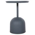 ΤΡΑΠΕΖΙ ΒΟΗΘΗΤΙΚΟ ΣΤΡΟΓΓΥΛΟ DELBEL HM4261.05 ΜΕΤΑΛΛΟ ΜΠΛΕ ΣΚΟΥΡΟ Φ39,5x53,5Υ εκ.