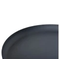 ΤΡΑΠΕΖΙ ΒΟΗΘΗΤΙΚΟ ΣΤΡΟΓΓΥΛΟ DELBEL HM4261.05 ΜΕΤΑΛΛΟ ΜΠΛΕ ΣΚΟΥΡΟ Φ39,5x53,5Υ εκ.
