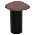 ΤΡΑΠΕΖΙA ΣΑΛΟΝΙΟΥ 3ΤΜΧ PEBBLES HM18004 MANGO TOP-ΜΕΤΑΛΛΙΚΕΣ ΜΑΥΡΕΣ ΒΑΣΕΙΣ